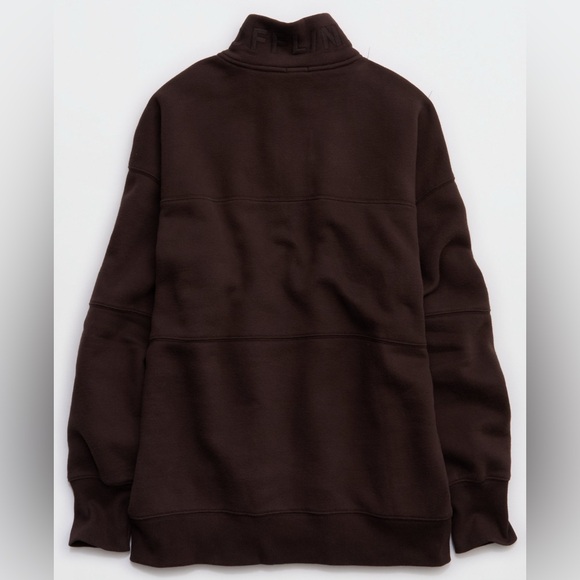 OFFLINE by aerie cloud fleece quarter zip sweatshirt - Picture 4 of 4